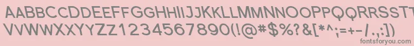 SfflorencesansscrevBoldita Font – Gray Fonts on Pink Background
