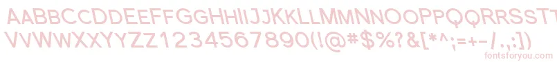 SfflorencesansscrevBoldita Font – Pink Fonts on White Background