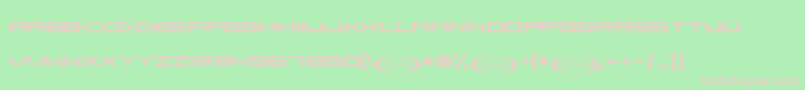 Sambaisdead Font – Pink Fonts on Green Background