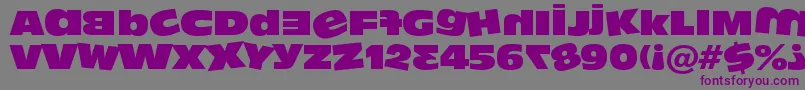 Dumbass ffy Font – Purple Fonts on Gray Background