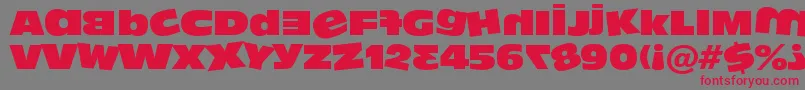 Dumbass ffy Font – Red Fonts on Gray Background