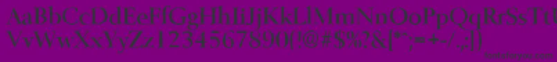 fuente BelfastantiqueMediumRegular – Fuentes Negras Sobre Fondo Morado