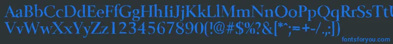 More about BelfastantiqueMediumRegular Font BelfastantiqueMediumRegular Font – Blue Fonts on Black Background