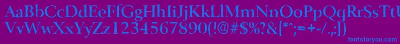 More about BelfastantiqueMediumRegular Font BelfastantiqueMediumRegular Font – Blue Fonts on Purple Background