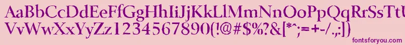 More about BelfastantiqueMediumRegular Font BelfastantiqueMediumRegular Font – Purple Fonts on Pink Background
