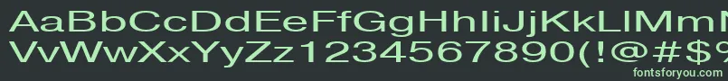 フォントPragmaticactt160n – 黒い背景に緑の文字