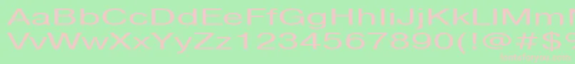 Pragmaticactt160n Font – Pink Fonts on Green Background