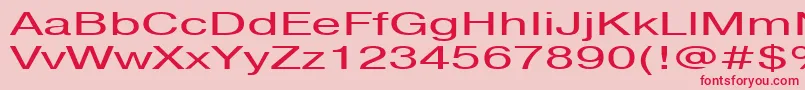 Pragmaticactt160n Font – Red Fonts on Pink Background