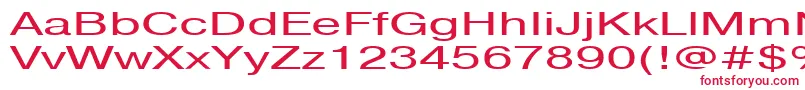 Pragmaticactt160n Font – Red Fonts on White Background