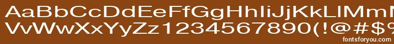 Шрифт Pragmaticactt160n – белые шрифты на коричневом фоне