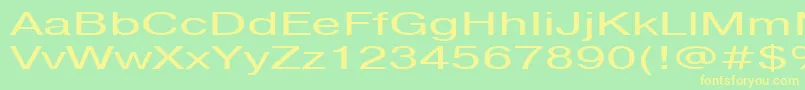 Pragmaticactt160n Font – Yellow Fonts on Green Background