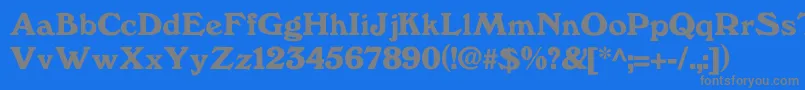 More about Windfall Font Windfall Font – Gray Fonts on Blue Background