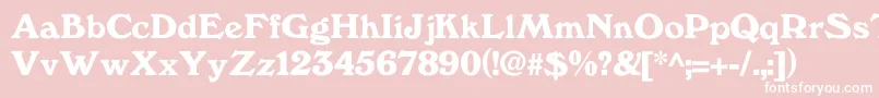 Windfall Font – White Fonts on Pink Background