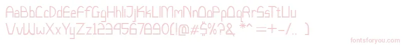 Шрифт LucchettoFont – розовые шрифты