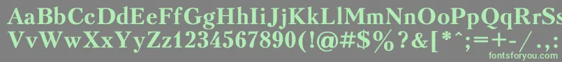 More about Kudrias1 Font Kudrias1 Font – Green Fonts on Gray Background