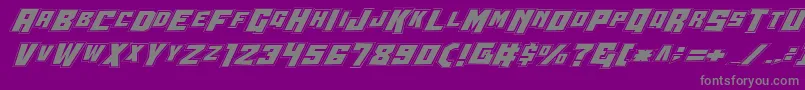 Шрифт Wbv4p2 – серые шрифты на фиолетовом фоне