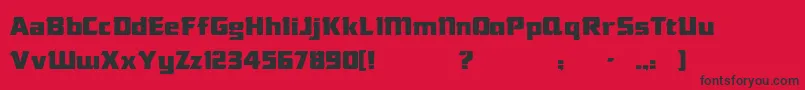 En savoir plus sur la police DasModern Police DasModern – polices noires sur fond rouge