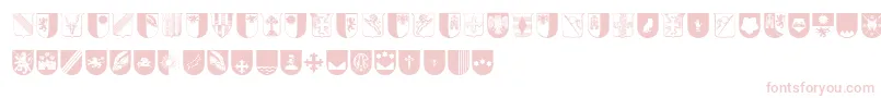 Шрифт Wappen – розовые шрифты