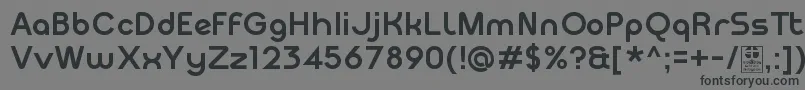 MeltixBoldDemo Font – Black Fonts on Gray Background