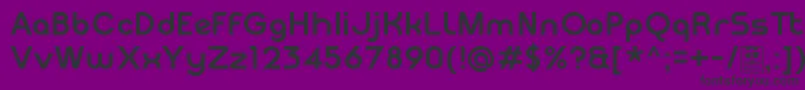 Police MeltixBoldDemo – polices noires sur fond violet