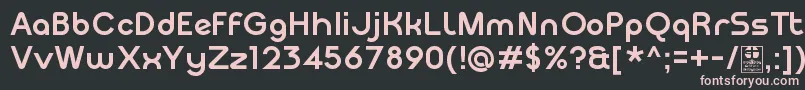 MeltixBoldDemo Font – Pink Fonts on Black Background