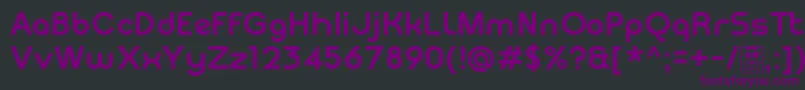 MeltixBoldDemo Font – Purple Fonts on Black Background