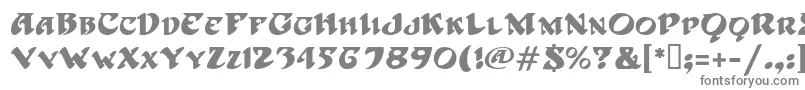 Шрифт HoffmanMf – серые шрифты