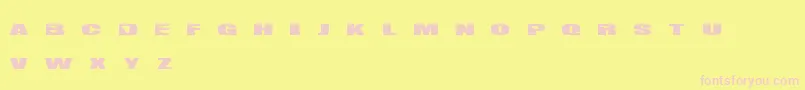 Lisätietoja Cubifonk-fontista Cubifonk-fontti – vaaleanpunaiset fontit keltaisella taustalla