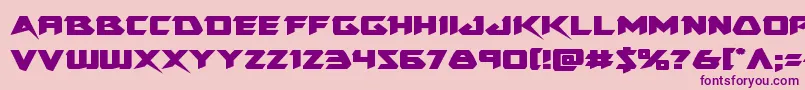 Skirmisherexpand Font – Purple Fonts on Pink Background