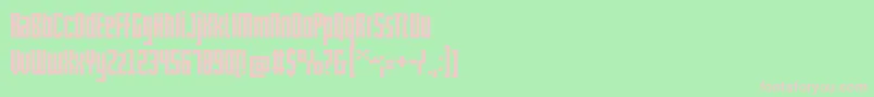 Pxlxxlcond Font – Pink Fonts on Green Background