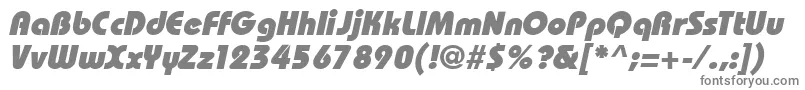 More about BahamasHeavyItalic Font BahamasHeavyItalic Font – Gray Fonts on White Background