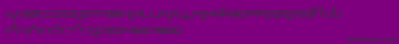 ChapteroneVintageFree Font – Black Fonts on Purple Background