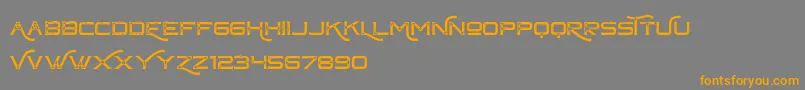 ChapteroneVintageFree Font – Orange Fonts on Gray Background
