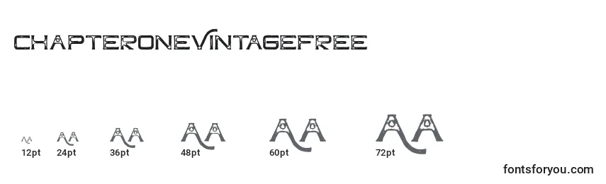 ChapteroneVintageFree (70633) Font Sizes