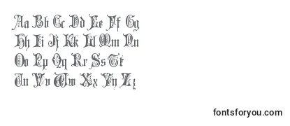 Обзор шрифта Grusskartengotisch