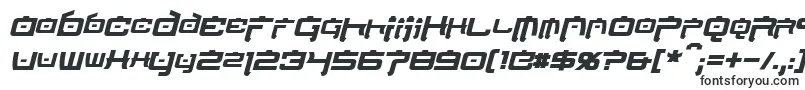 NipponTechBoldItalic-fontti – terävät fontit