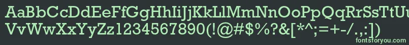 Подробнее о шрифте Rockwellstd Шрифт Rockwellstd – зелёные шрифты на чёрном фоне