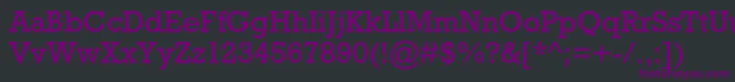 En savoir plus sur la police Rockwellstd Police Rockwellstd – polices violettes sur fond noir
