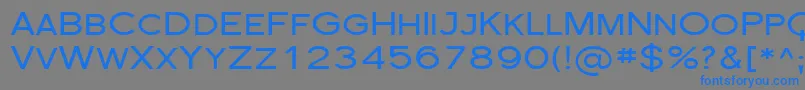 Sfflorencesansscexp Font – Blue Fonts on Gray Background