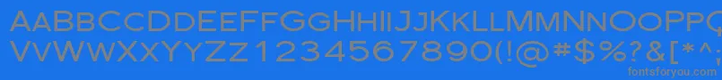 Sfflorencesansscexp Font – Gray Fonts on Blue Background