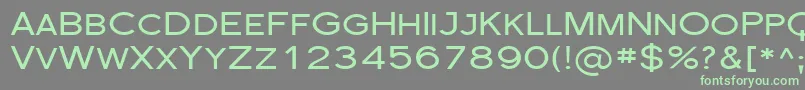 Sfflorencesansscexp Font – Green Fonts on Gray Background