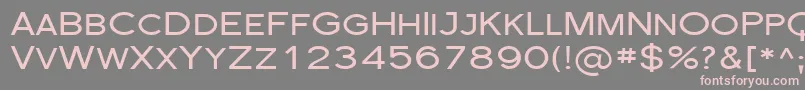 Sfflorencesansscexp Font – Pink Fonts on Gray Background