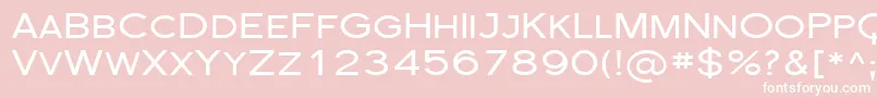 Sfflorencesansscexp Font – White Fonts on Pink Background