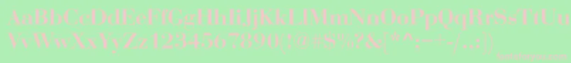 RothniBold Font – Pink Fonts on Green Background