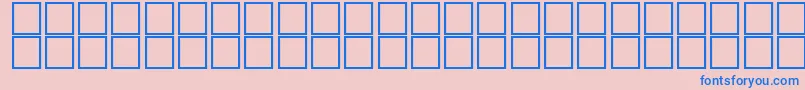 Шрифт AlKharashi8 – синие шрифты на розовом фоне