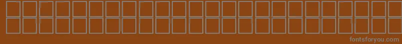Шрифт AlKharashi8 – серые шрифты на коричневом фоне