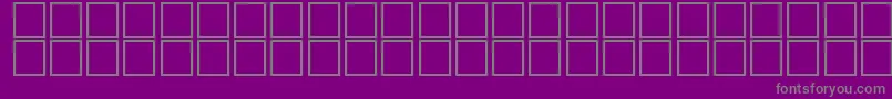 AlKharashi8-fontti – harmaat kirjasimet violetilla taustalla