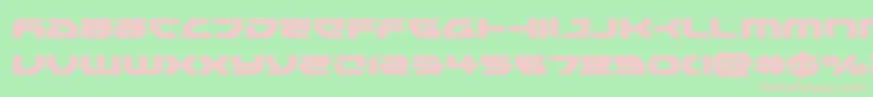 Royalsamurai Font – Pink Fonts on Green Background