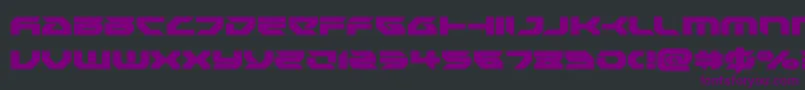 Royalsamurai Font – Purple Fonts on Black Background