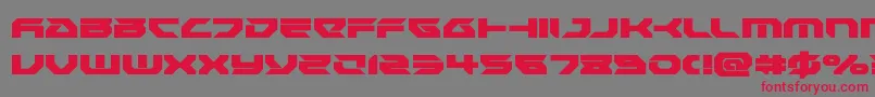 Royalsamurai Font – Red Fonts on Gray Background